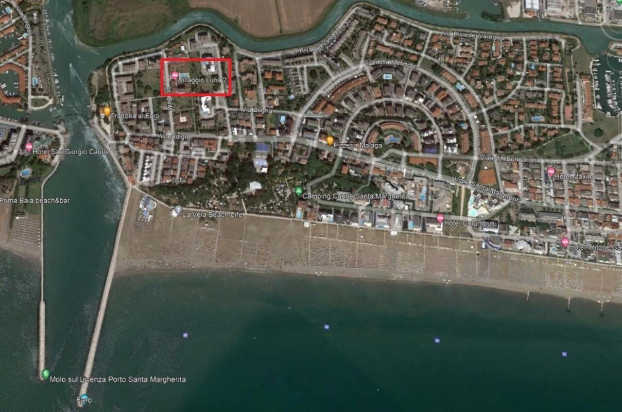 Apartment Caorle De Lux Swimming Pool, Parking, Garden Bagian luar foto
